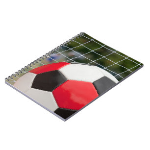 Caderno Espiral Bola e Rede de Futebol