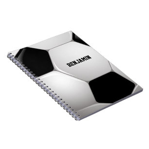 Caderno Espiral Bola Personalizável de Futebol