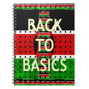 Caderno Espiral Bold Kenyan Motif: Uma Estética de Volta ao Fundam