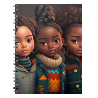 Caderno Espiral Boletim espiral de cobrir suave - Amigos