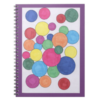 Caderno Espiral Bolhas