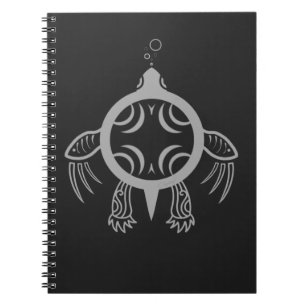 Caderno Espiral Bolhas da tartaruga de mar