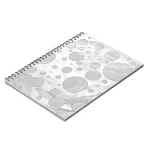 Caderno Espiral Bolinhas de Cinzas Rainy Sky
