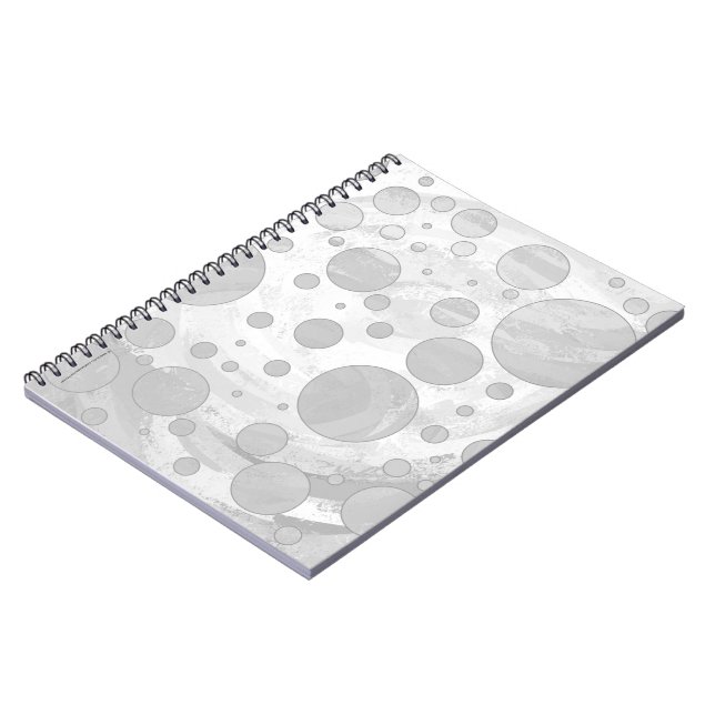 Caderno Espiral Bolinhas de Cinzas Rainy Sky (Left Side)