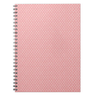 Caderno Espiral Bolinhas Rosa Bebê