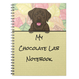Caderno Espiral Bolinho de chocolate doce Labrador