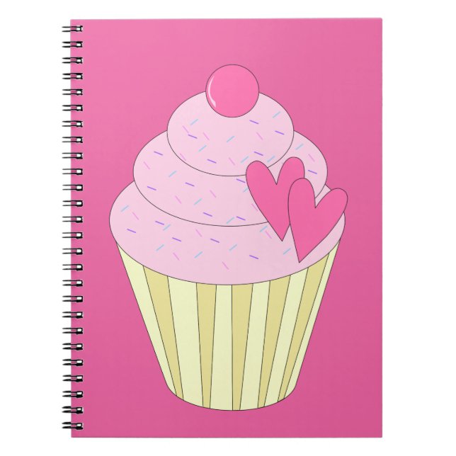 Caderno Espiral Bolo de Decorado illusima (Frente)