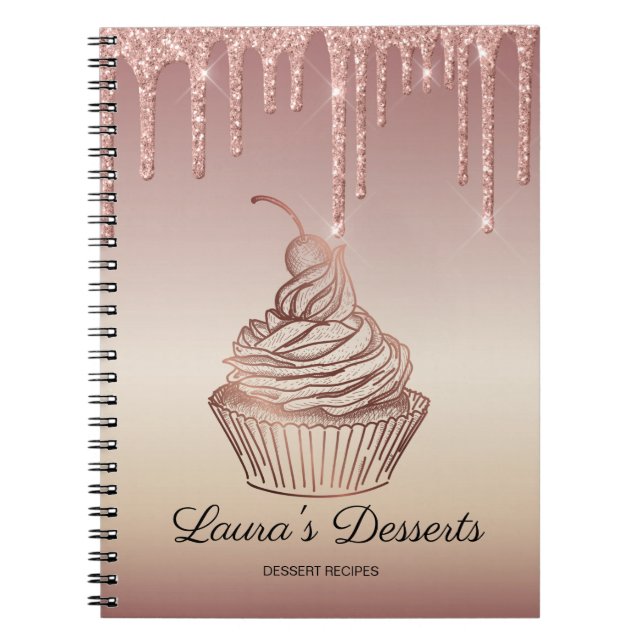 Caderno Espiral Bolos & Doces Cup (Frente)