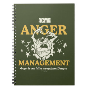 Caderno Espiral BOLSAS DE CARRO™ TAZ™ ACME Anger Management
