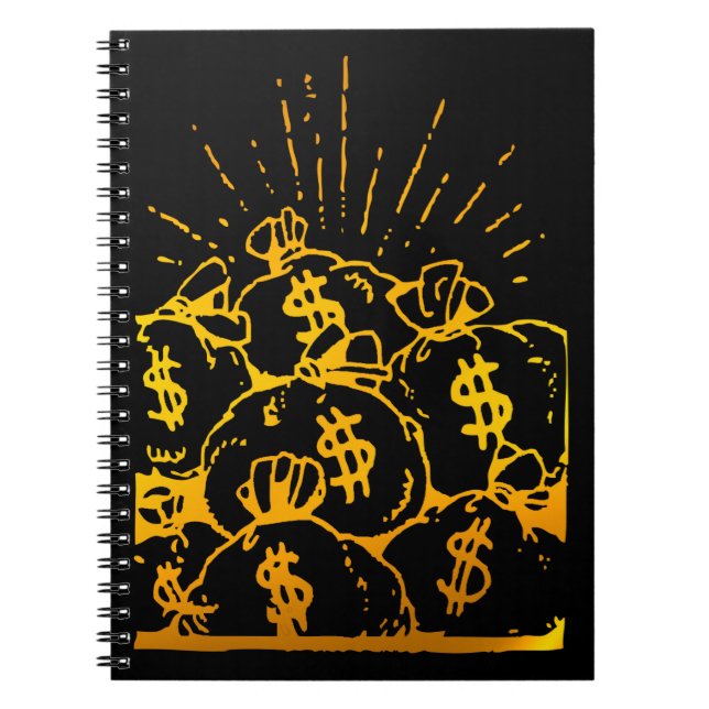 Caderno Espiral Bolsas Dólar (Frente)