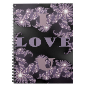 Caderno Espiral Bom Dia Eu Te Amo.