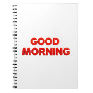 Caderno Espiral Bom Dia Vibrações