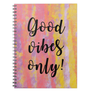 Caderno Espiral Bom Diário das impressões somente