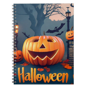 Caderno Espiral Bombeiros de Halloween de notebook