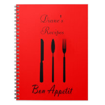 Bon Appetit Mesa Setting Recipiente Notebook