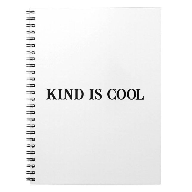 Caderno Espiral Bondade é Notebook para crianças Legal (Frente)