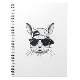 Caderno Espiral Boné do Dia da Páscoa com Óculos de Sol para Menin
