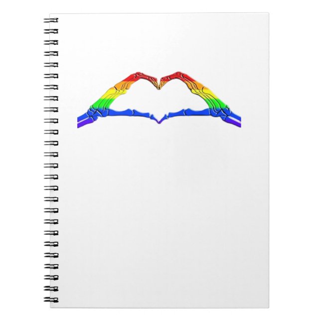 Caderno Espiral Bone Hands Heart Classic (Frente)