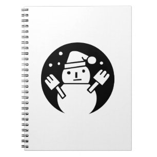 Caderno Espiral boneco de neve