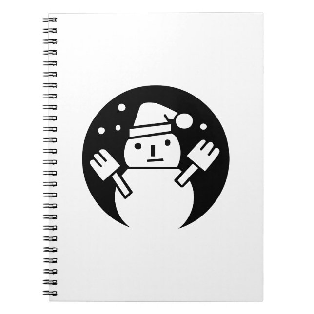 Caderno Espiral boneco de neve (Frente)