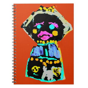 Caderno Espiral Boneco do outono