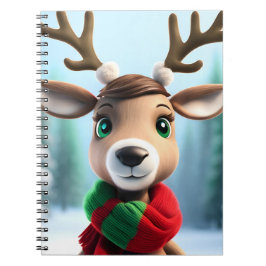 Caderno Espiral Bonita Reindeer