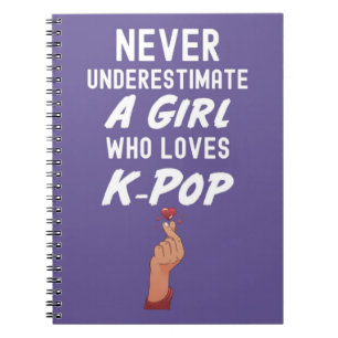 Caderno Espiral Bonita, Rosa, Dona-de-Ovos Rapariga Kawaii Coreia