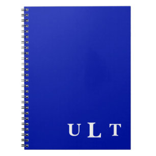 Caderno Espiral Bonito Azul Personalizado Melhor Monocromático