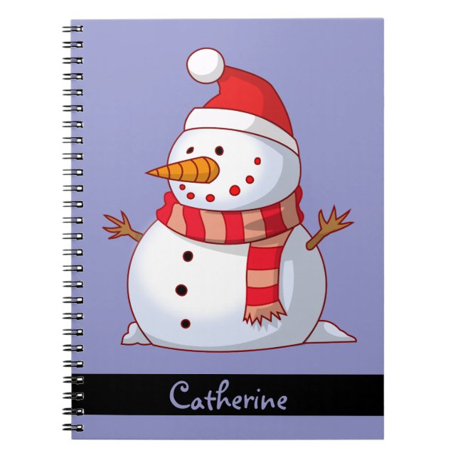 Caderno Espiral Bonito bonitão de Natal Personalizado (Frente)