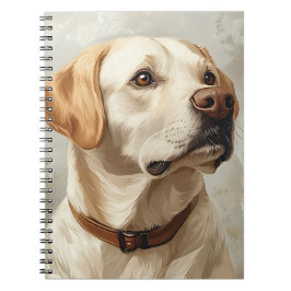 CADERNO ESPIRAL BONITO RECUPERADOR DE LABRADOR AMARELO