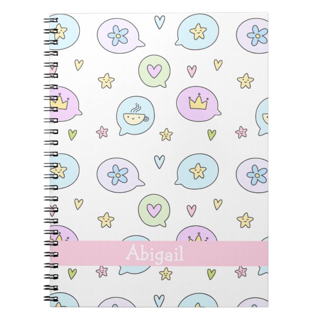 Caderno Espiral Bons Criaturas - Notebook Para Crianças (Frente)