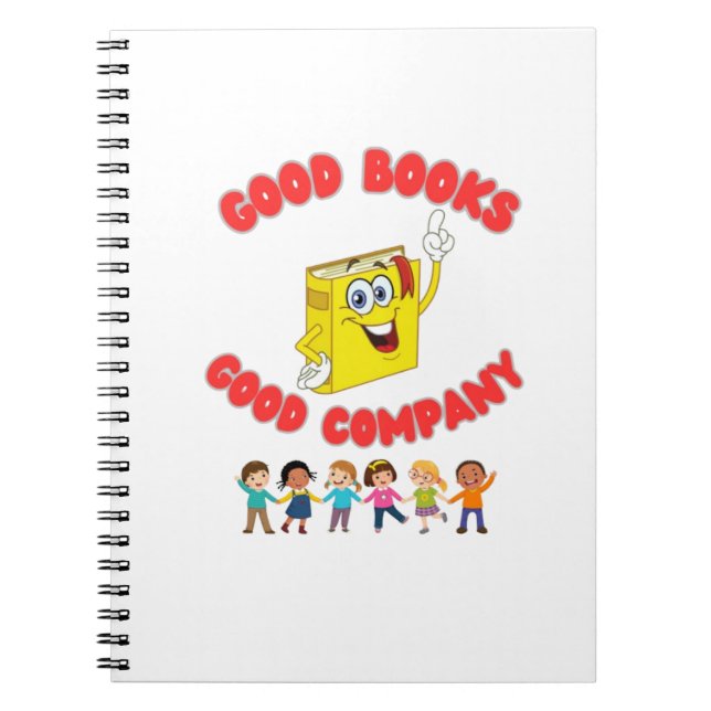 CADERNO ESPIRAL BONS LIVROS (Frente)