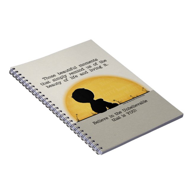 Caderno Espiral Bons momentos (Lado Direito)