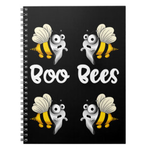 Caderno Espiral Boo-abelha branca