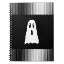 BOO! Fantasma Bonito Assustador Halloween Preto Br