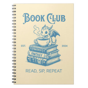 Caderno Espiral Book Club Fantasy Dragon Lovers