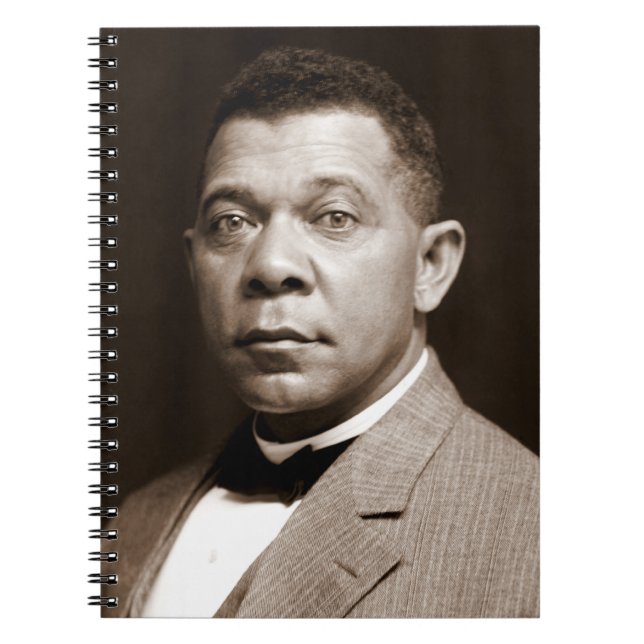 Caderno Espiral Booker Washington: Educador Afro-Americano (Frente)