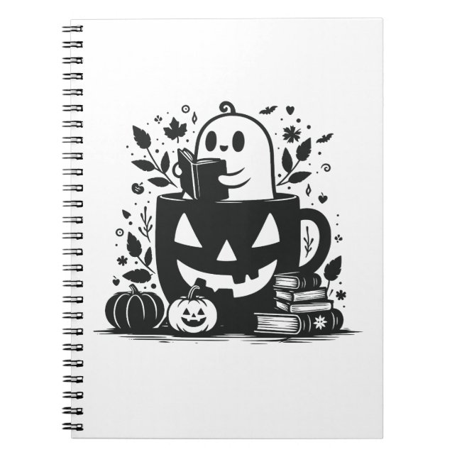 Caderno Espiral Bookish Halloween (Frente)