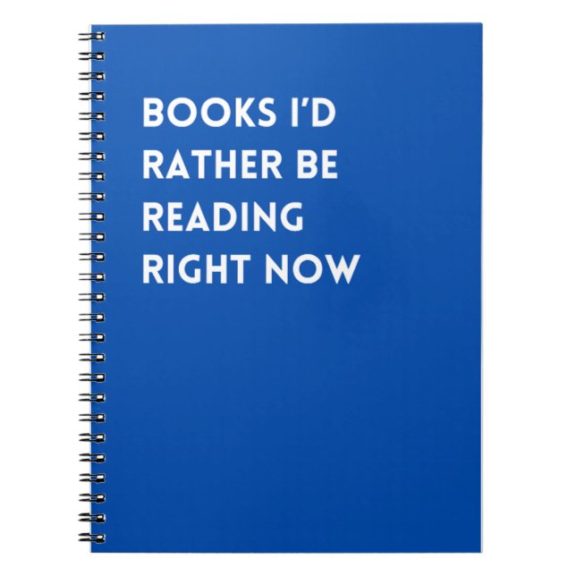 Caderno Espiral Booklovers Notebook (Frente)