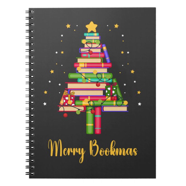 Caderno Espiral Bookmas de feliz (Frente)