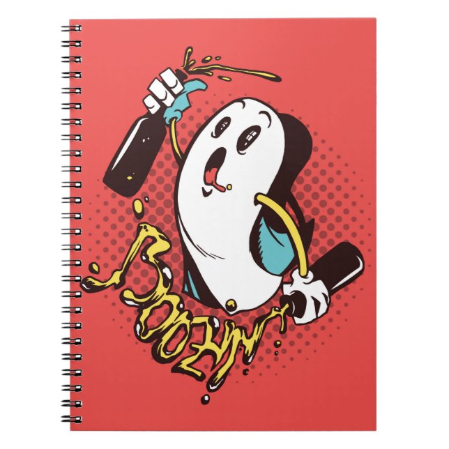 Caderno Espiral Boozin Ghost (Frente)