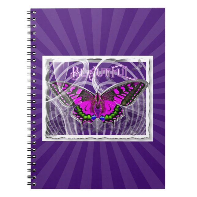 Caderno Espiral Borboleta (Frente)