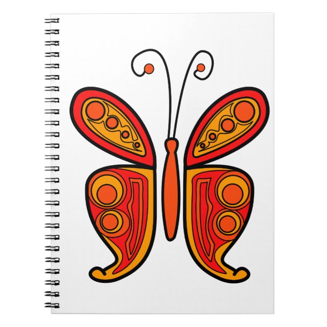 Caderno Espiral Borboleta (Frente)