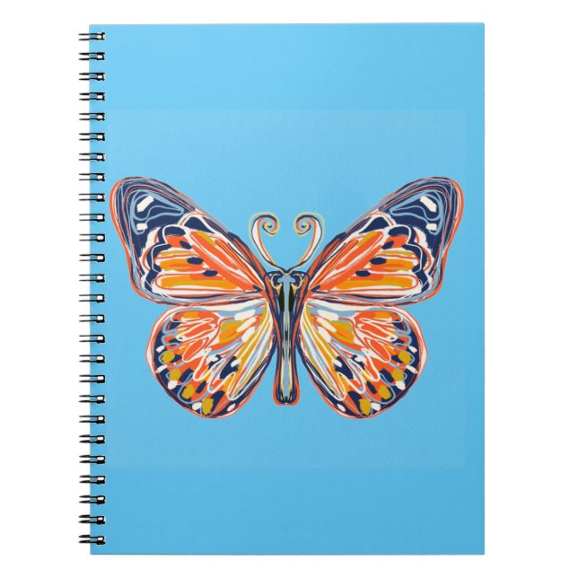 Caderno Espiral Borboleta (Frente)