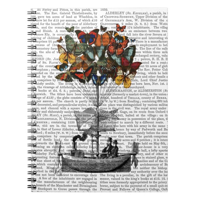 Caderno Espiral Borboleta (Frente)