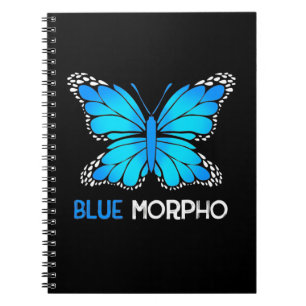 Caderno Espiral Borboleta Azul Morpho