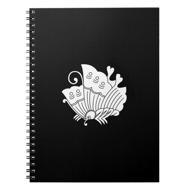 Caderno Espiral Borboleta com asas abertas (Frente)