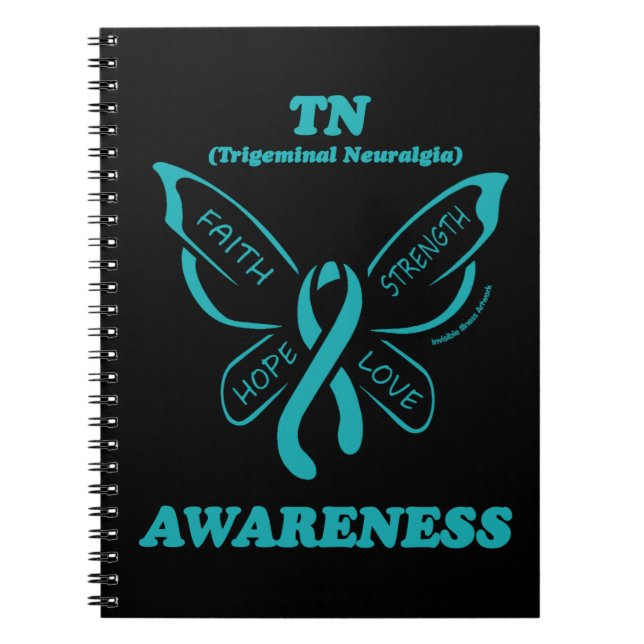 Caderno Espiral Borboleta/Consciência...TN Notebook (Frente)