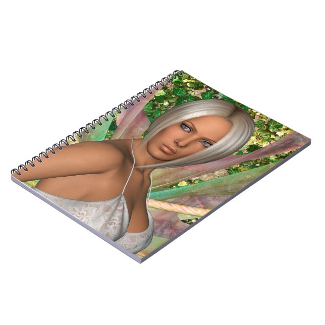 Caderno Espiral Borboleta de fada (Left Side)