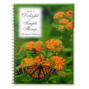 Caderno Espiral Borboleta Deliciosa